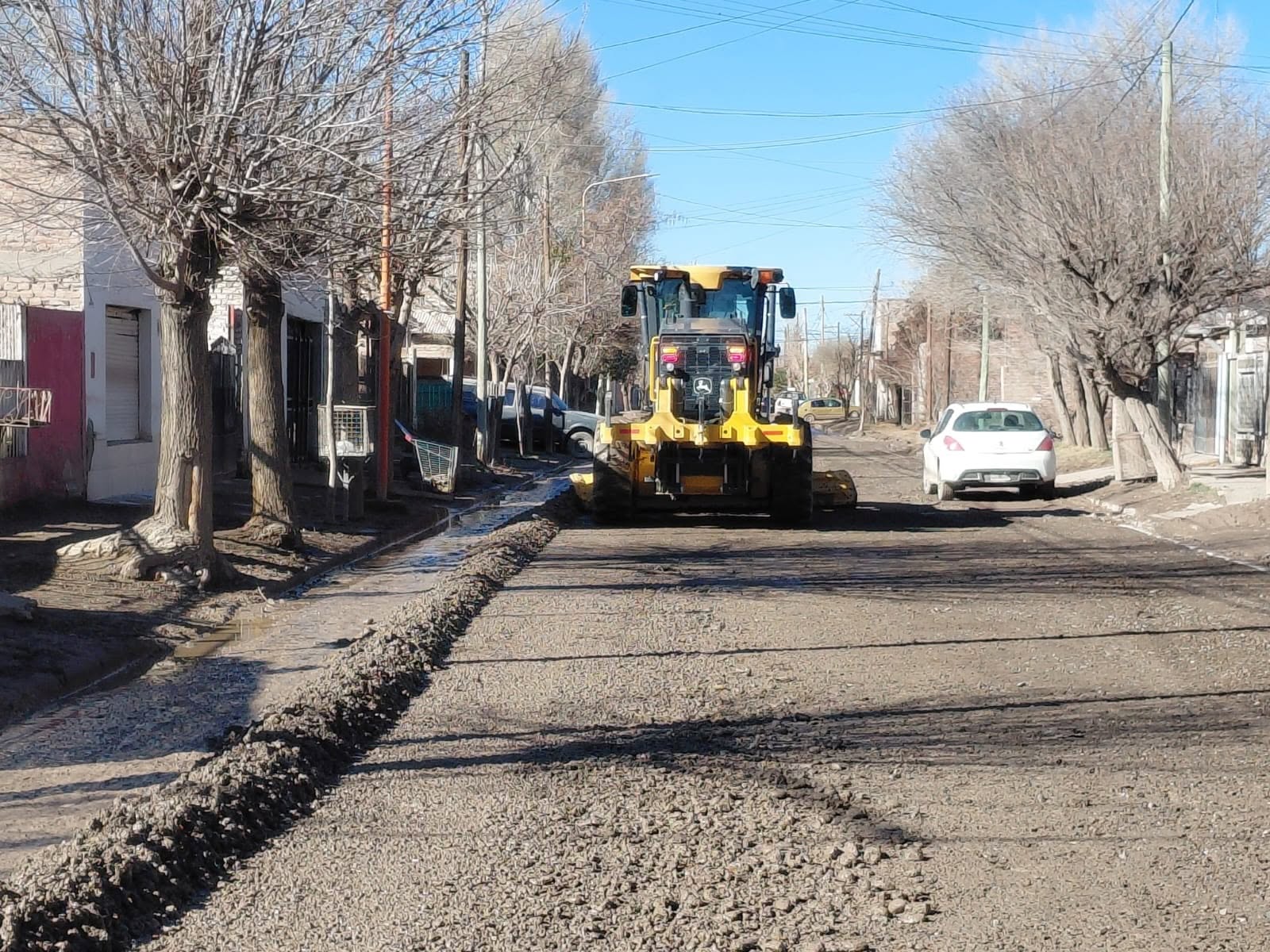 Avanzamos con la restauración y nivelación de calles