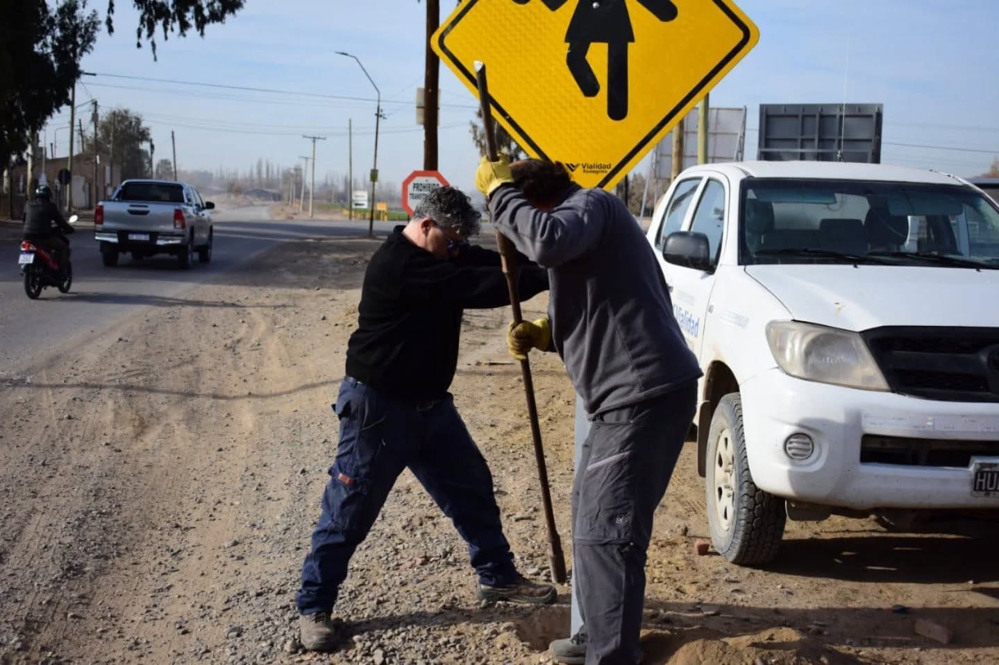 Señalización en Ruta 70
