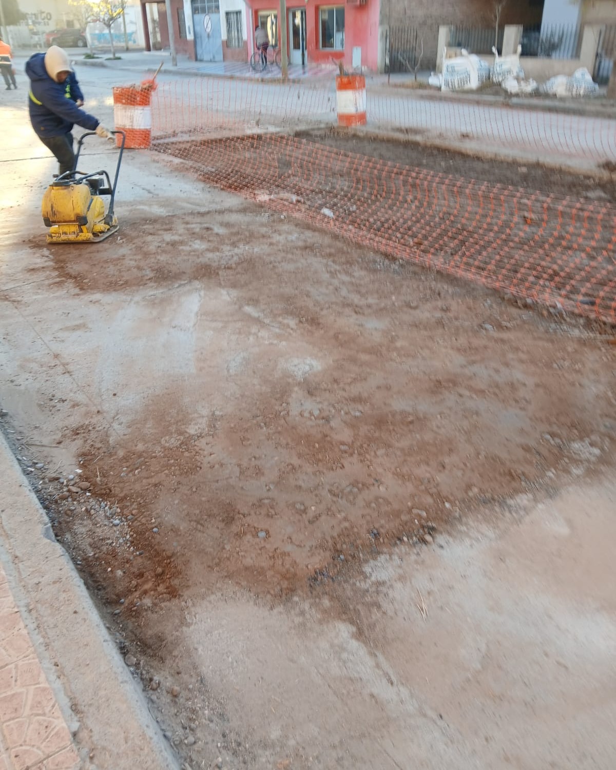 Reparación de calles en Av. Argentina