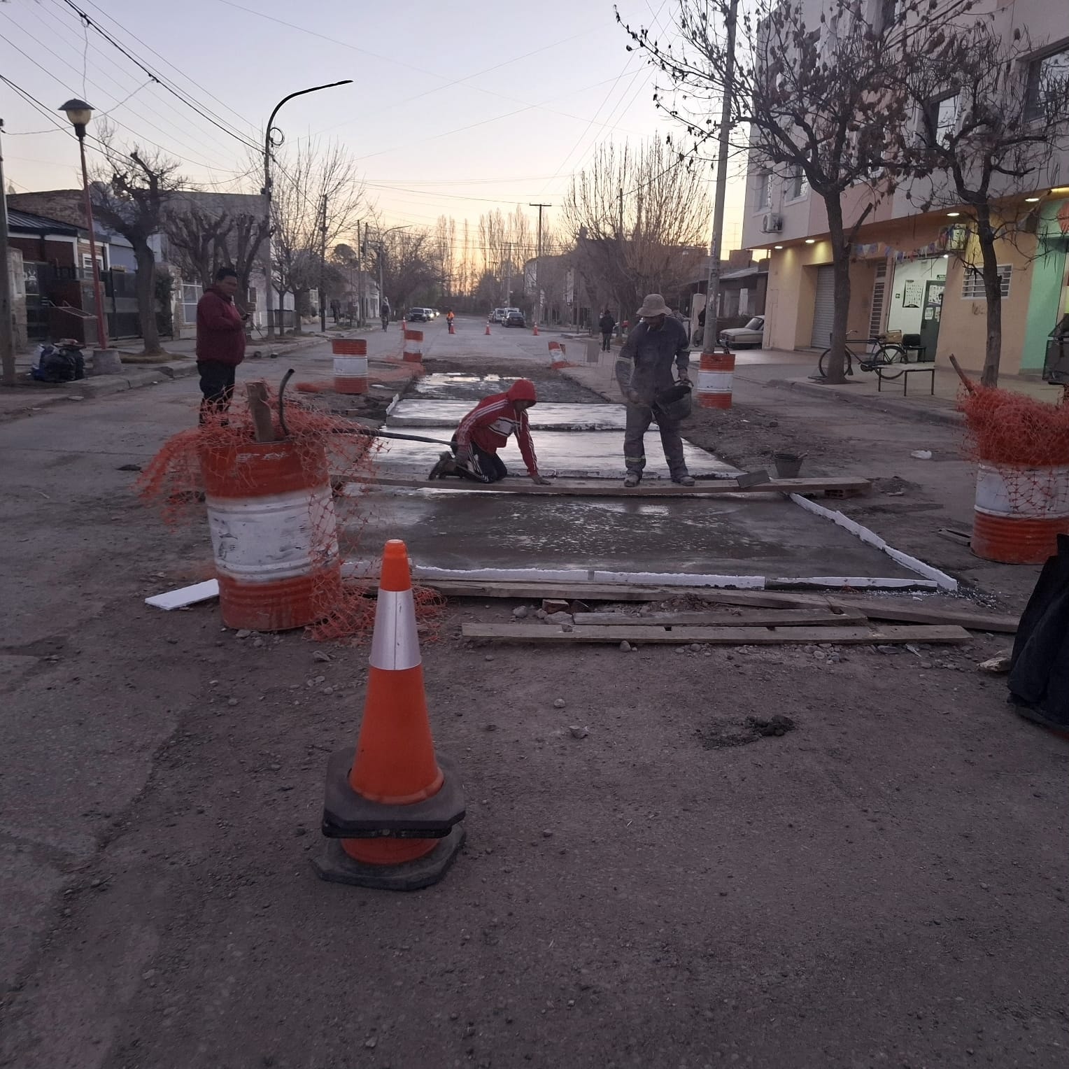 Reparación de la Av. Argentina