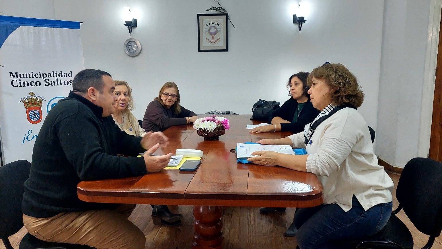 Encuentro entre el Intendente y representantes del Rotary Club