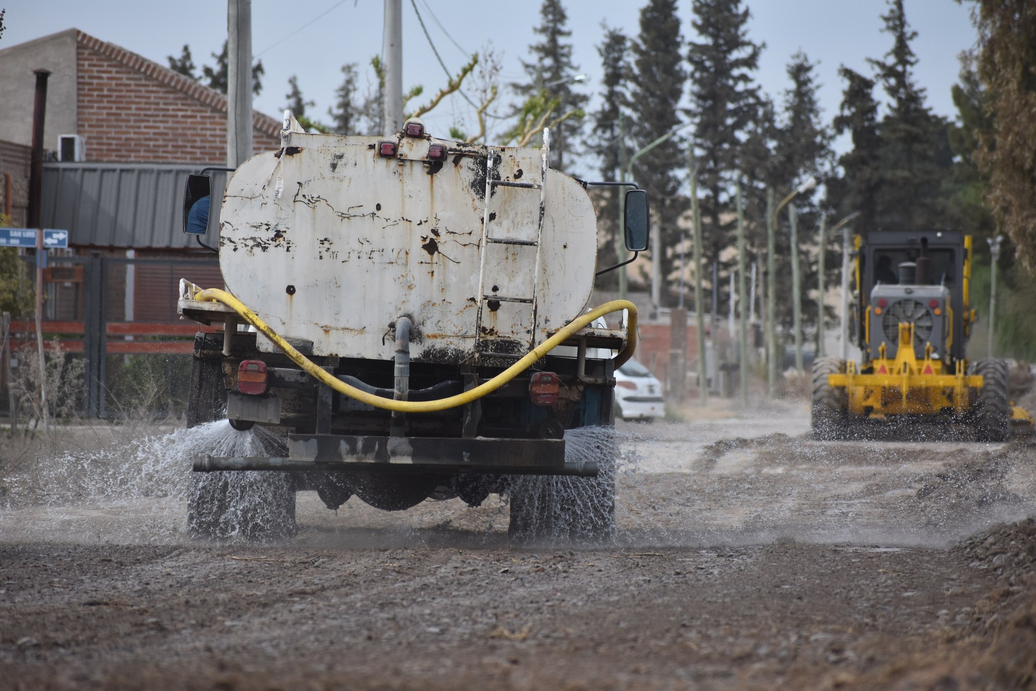 Trabajos en el Barrio Loteo del Centenario
