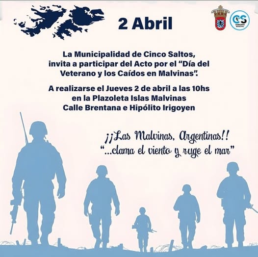 Acto por el Día del Veterano y de los Caídos en Malvinas