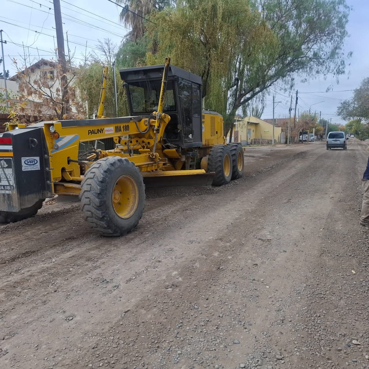 Trabajos de mantenimiento en la vía pública: calle Mitre