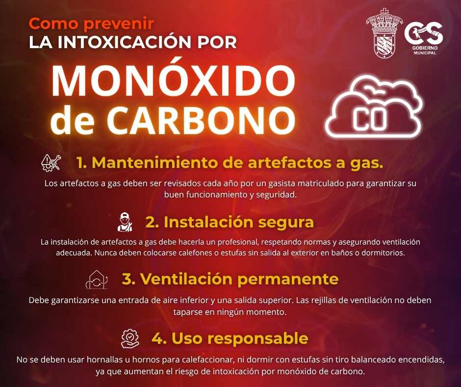 Campaña de prevención: Cómo evitar la intoxicación por monóxido de carbono