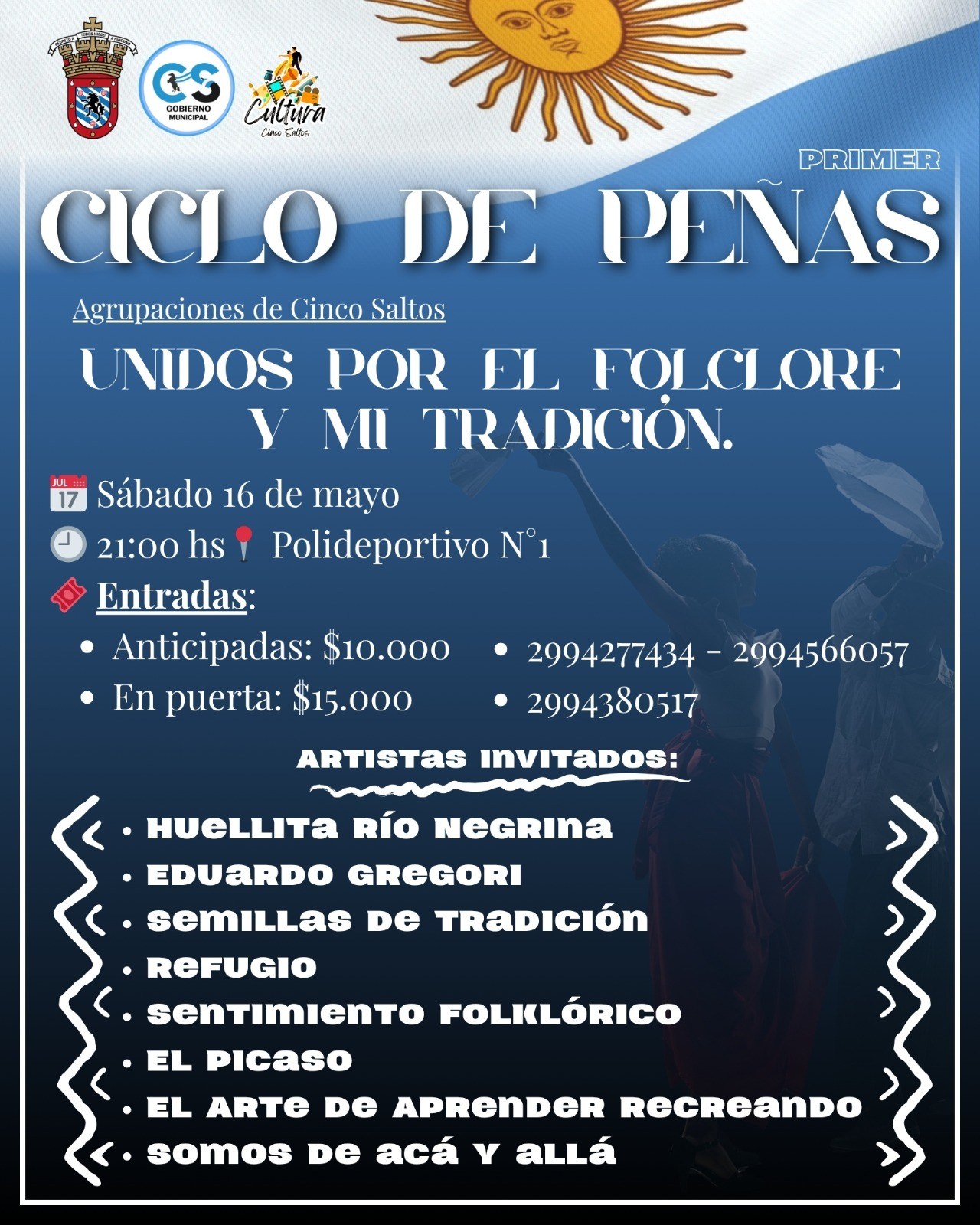 Primer Ciclo de Peñas: "Unidos por el folclore y mi tradición"