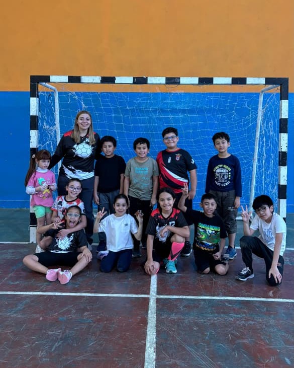 Exitoso encuentro de handball para categorías formativas en el Polideportivo N 2