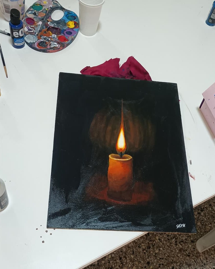 Gran jornada artística en el seminario de pintura “Luces y Sombras”