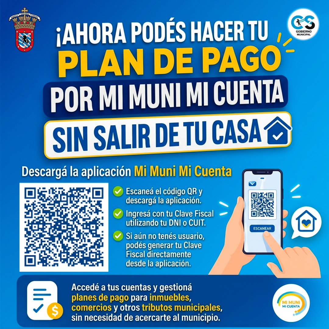 El municipio digitaliza los planes de pago a través de la aplicación Mi Muni Mi Cuenta